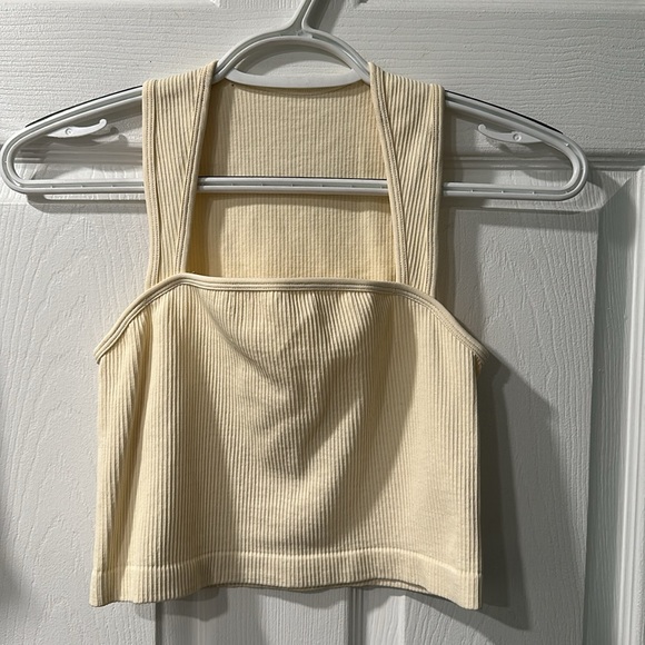 Women’s square neck crop tank top - Picture 2 of 3